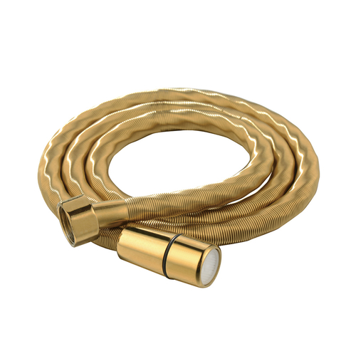 RT-L018 superior gold plated finishing flexible shower hose for handheld shower head in bathroom