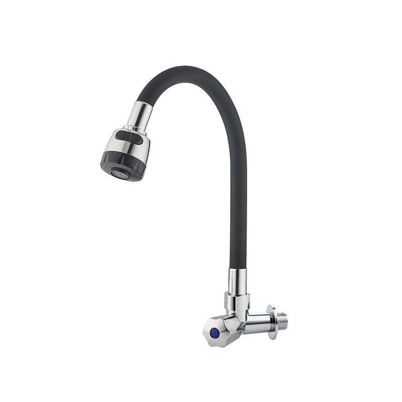 Professional manufacturer single handle colorful silicon washing kitchen faucet sink water tap with flexible pipe