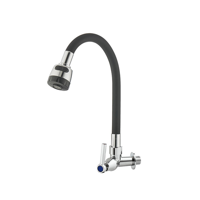 Professional manufacturer single handle colorful silicon washing kitchen faucet sink water tap with flexible pipe