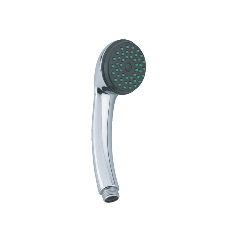 High quality single function rainfall chromed ABS plastic hand shower head