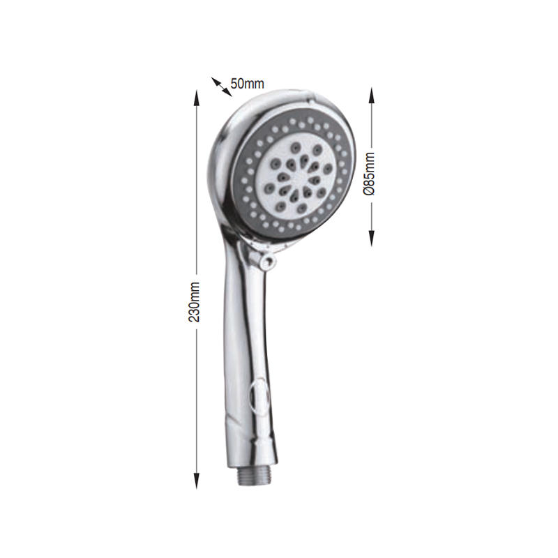 Factory direct 3 founction hand shower high pressure shower head
