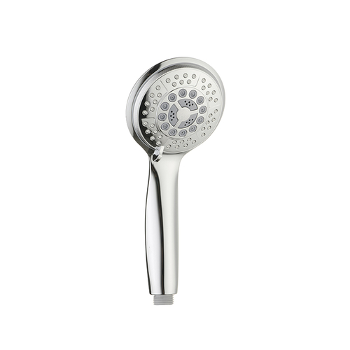 Bathroom chromed 5 settings ABS showerhead and hand shower combo handheld shower head
