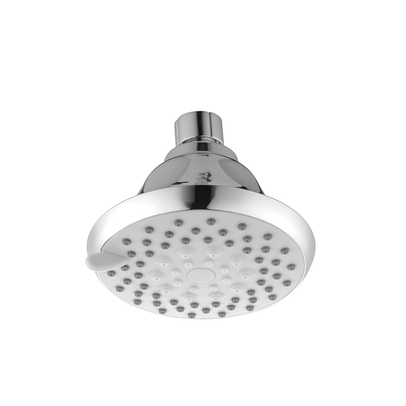 Hot sale professional lower price plastic ABS rainfall round shower head with brass ball joint