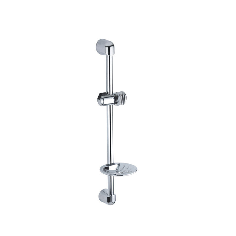 Bathroom product stainless steel shower head bar stainless steel pipe ABS parts adjustable shower sliding bar holder