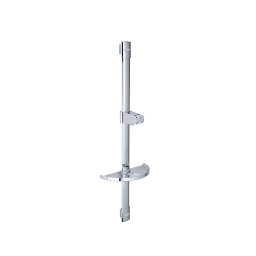 Slider Bar Shower with Adjustable Height and Soap Holder High Quality Stainless Steel