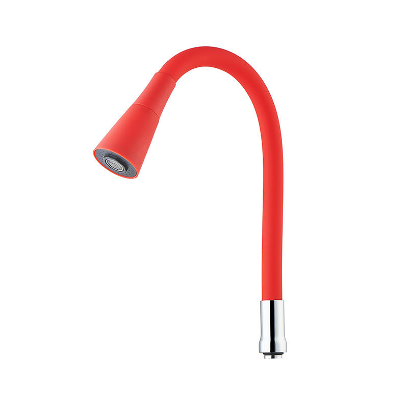 Wholesale chrome colorful kitchen faucet flexible hose with ABS plastic head